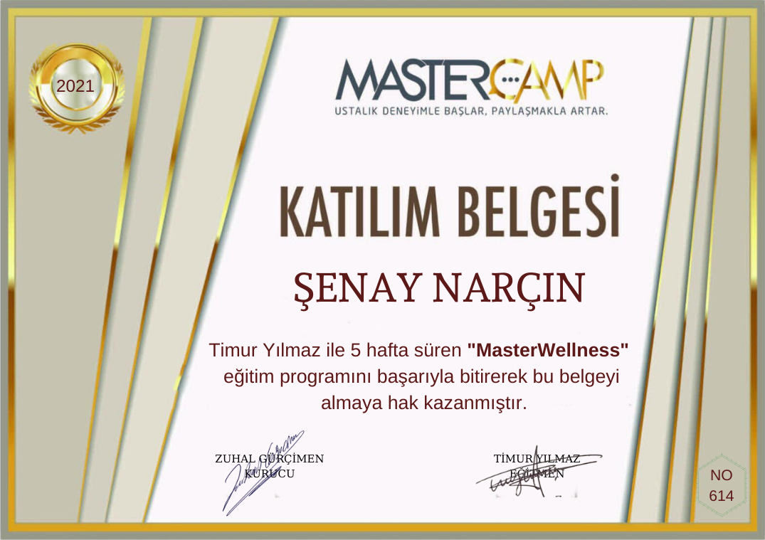 SERTİFİKALARIM & EĞİTİMLERİM
